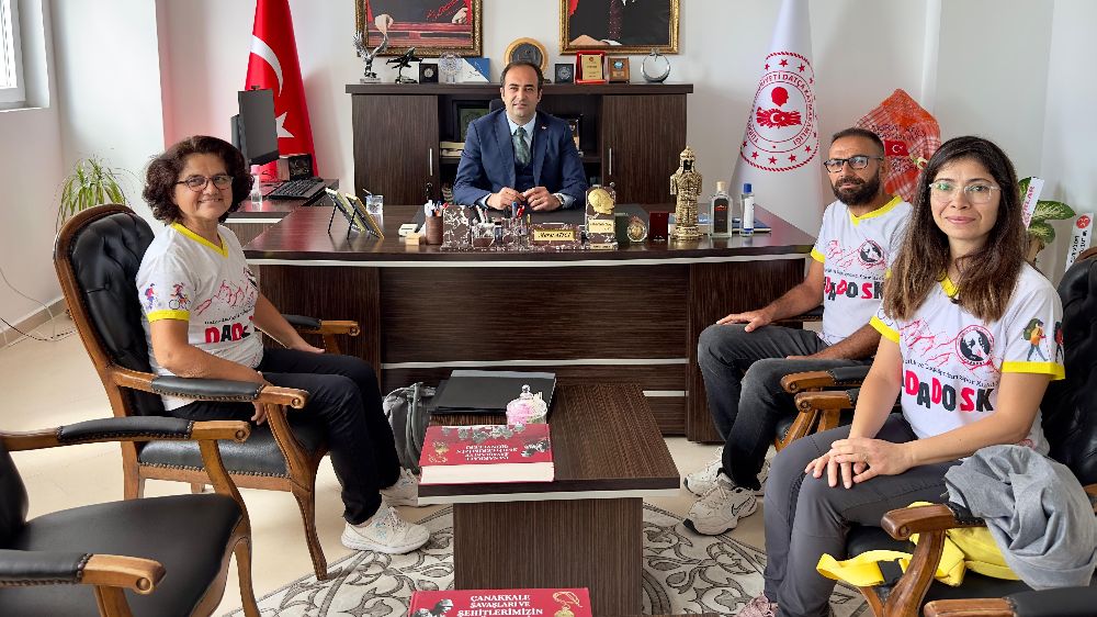 Datça Kaymakamı Murat Atıcı Dadadosk'u Makamında Kabul Etti