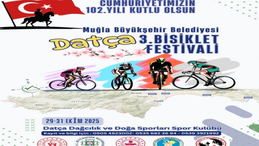 Datça 3.Bisiklet Festivali Başlıyor