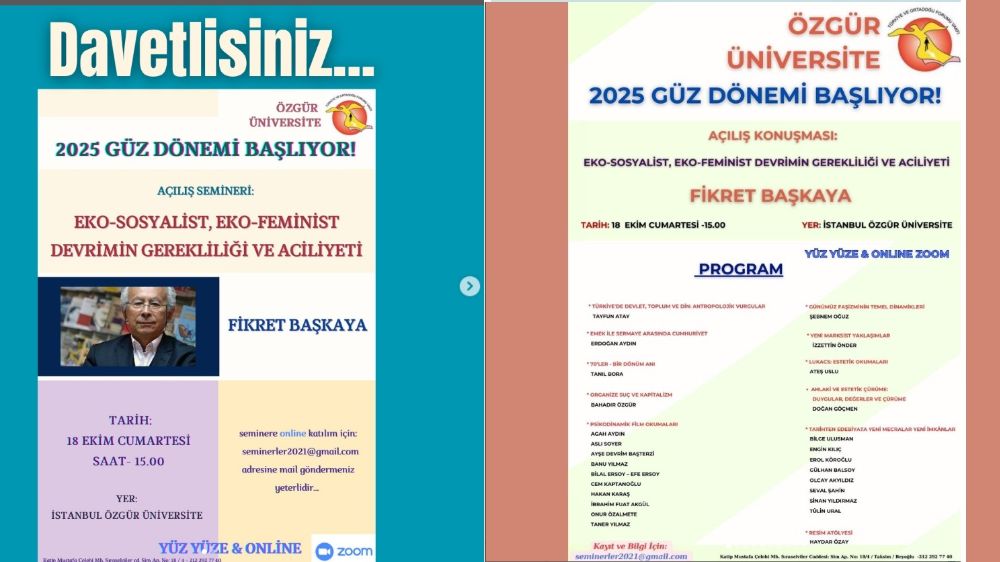 Özgür Üniversite 2025 Güz Dönemi Başlıyor!