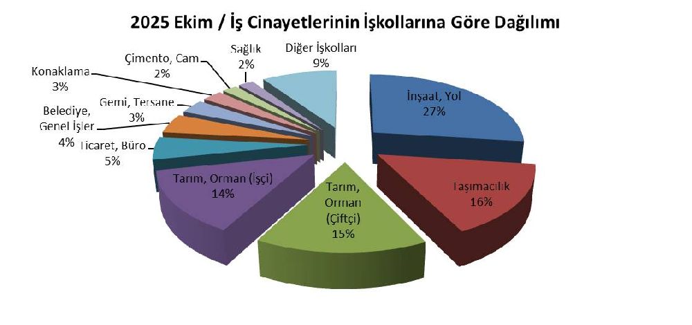 İSİG Meclisi: Ekim Ayında 169 İşçi Hayatını Kaybetti