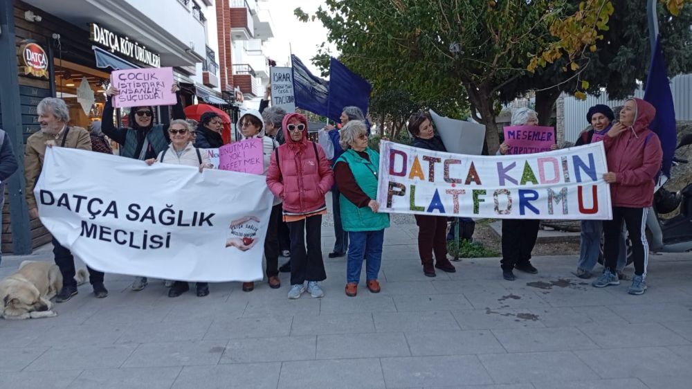 Datça’da Çocuk İstismarı, Sağlığın Özelleştirilmesi ve Yoksulluk Protesto Edildi