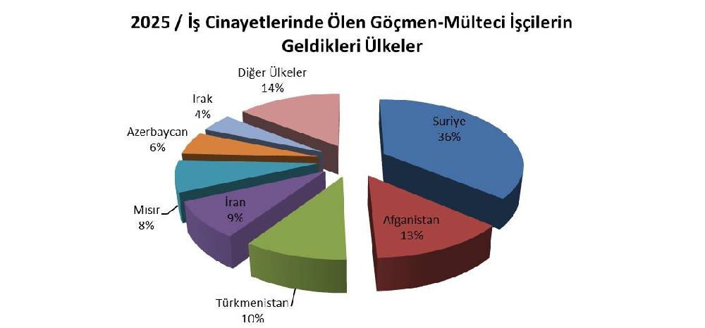 2025 Yılında 2 Bin 105 İşçi İş Cinayetinde Hayatını Kaybetti