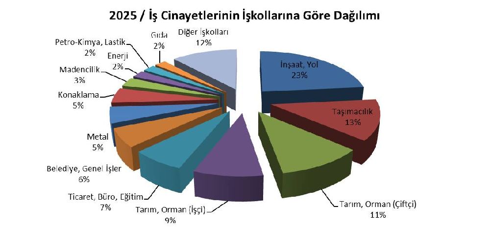 2025 Yılında 2 Bin 105 İşçi İş Cinayetinde Hayatını Kaybetti