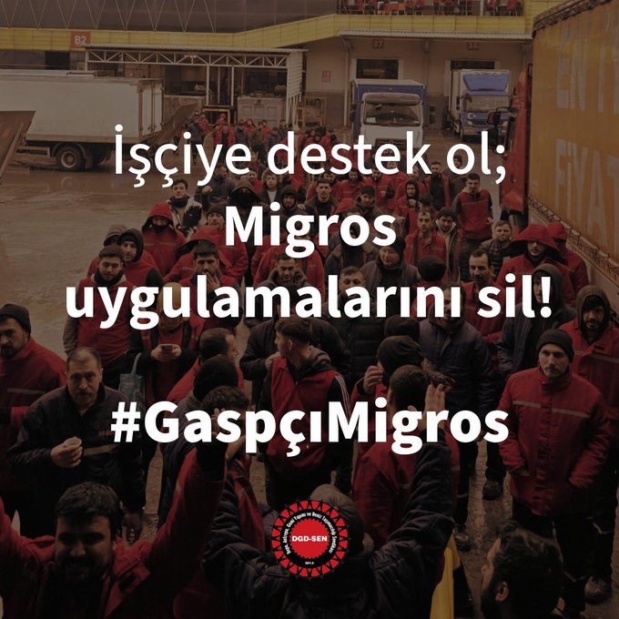 Migros Depo İşçilerinden Boykot Çağrısı