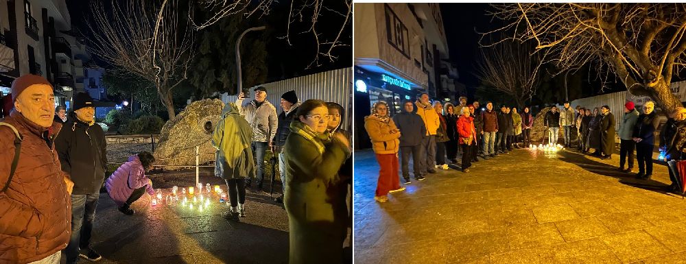 6 Şubat Depremlerinin 3.Yılında Datça’da Anma Gerçekleştirildi