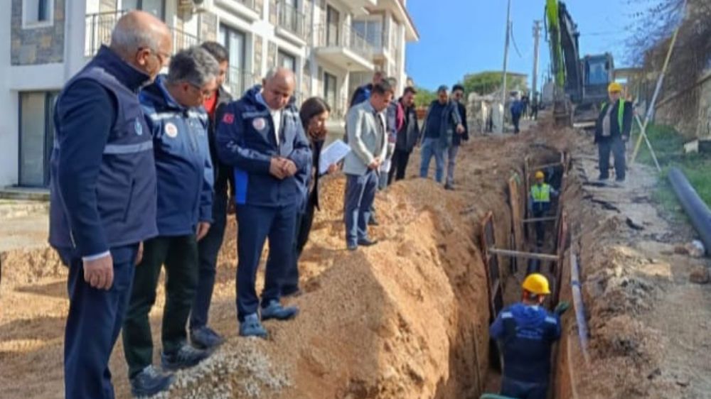 Datça'da Altyapı Sorunu Adım Adım Çözülüyor