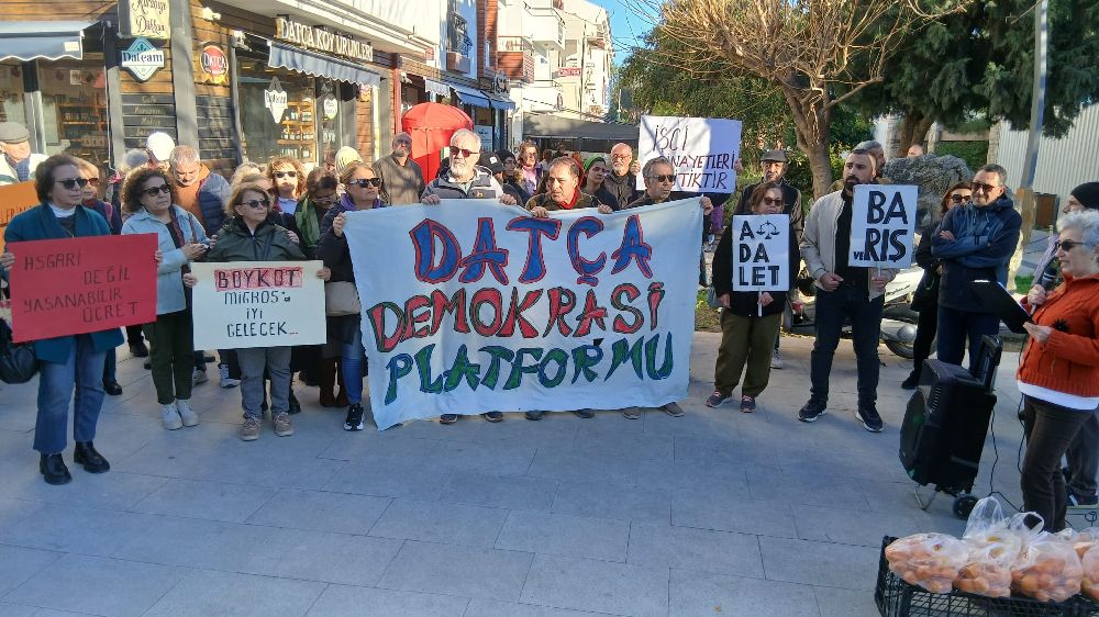 Datça Demokrasi Platformu Migros Depo İşçilerinin Sesi Oldu