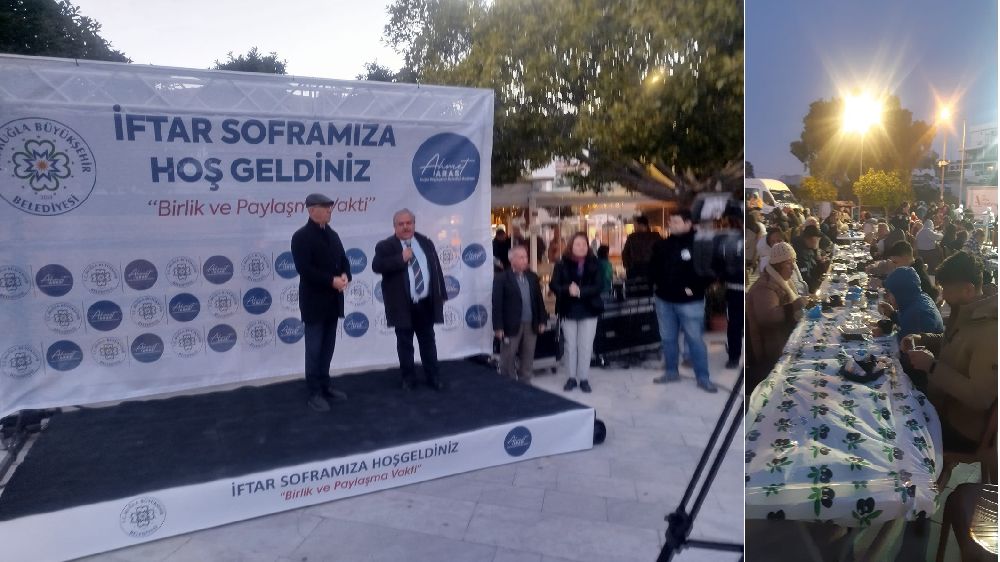 Muğla Büyükşehir Belediyesi Datça'da İftar Verdi 