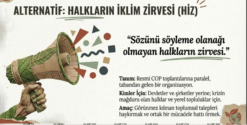 Resimlerle Halkların İklim Zirvesi