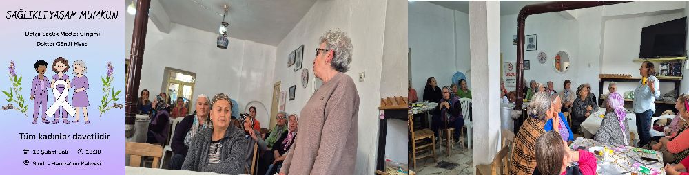 Sındı'da Kadınlar Sağlık için Toplandı