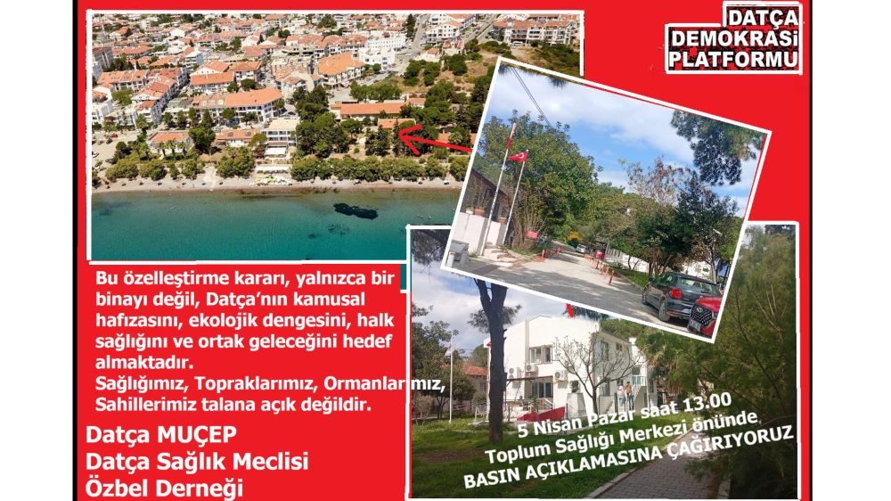 Sağlığımız, Topraklarımız, Ormanlarımız, Sahillerimiz... Talana Açık Değildir