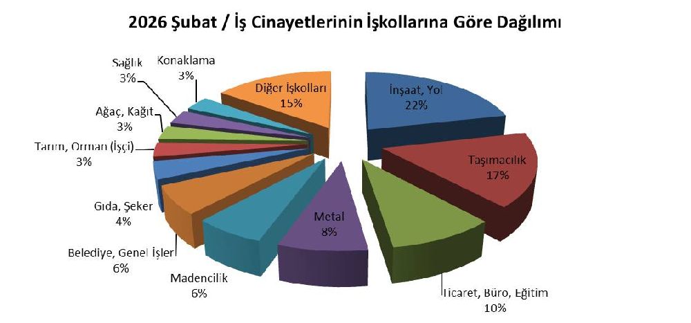 İş Cinayetlerinde “Şubat Ayında” 126 İşçi Hayatını Kaybetti