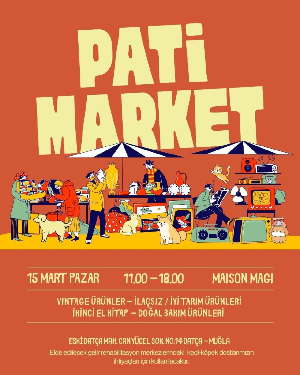 Pati Market, Datça’daki Patili Dostlar İçin Kapılarını Açıyor