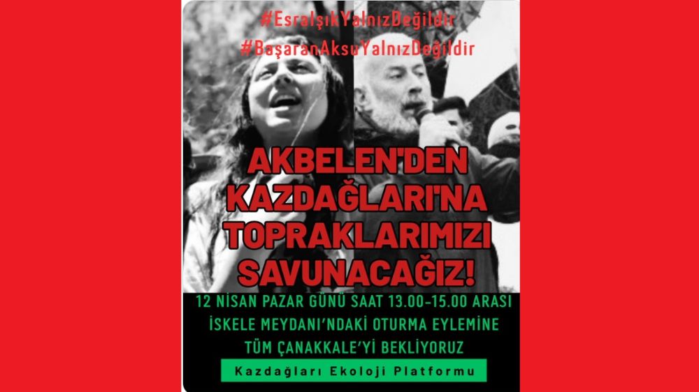 Çanakkale'de Oturma Nöbeti 