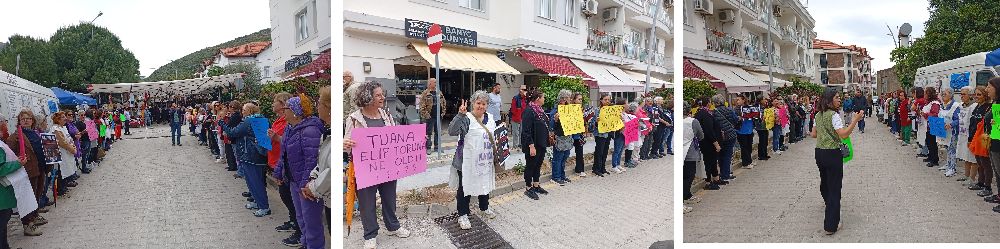 Datçalı Kadınlar Gülistan Doku için Toplandı