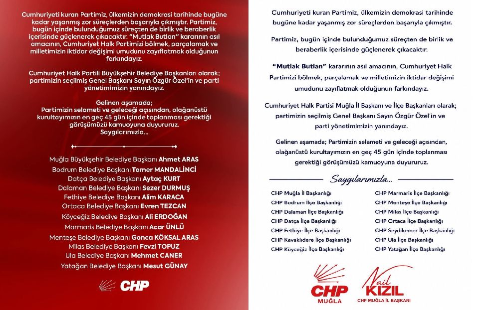 Butlan Kararına Datça'dan Tepkiler...