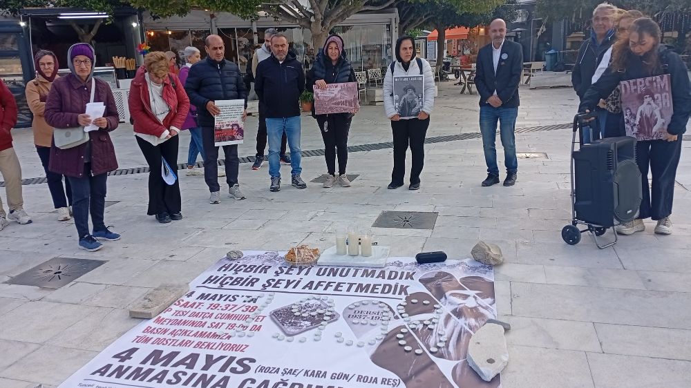 Datça'da Dersim Anması: "Acımız Büyük, Talebimiz Adalet'