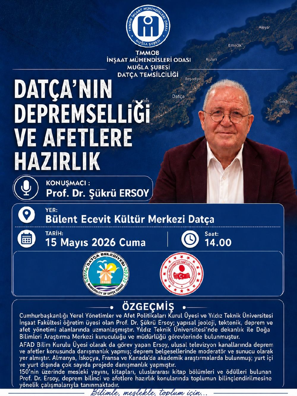 Datça’nın Depremselliği ve Afetlere Hazırlık Semineri