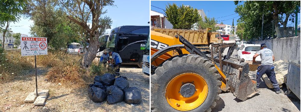 Belediye15 günde 105 Ton Çöp Topladı