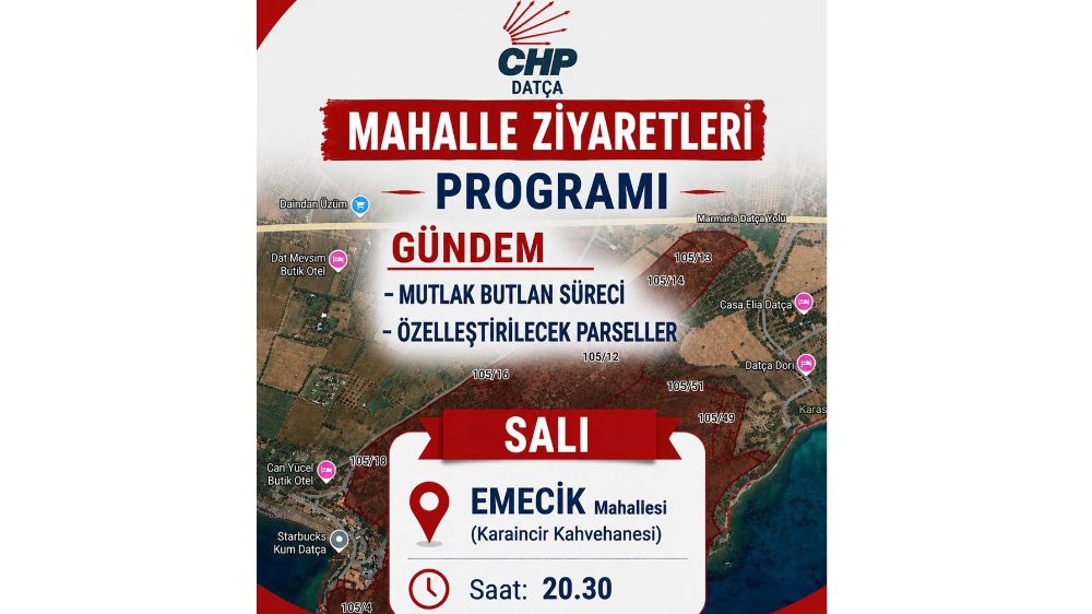 CHP'nin Emecik'te Halk Toplantısında...