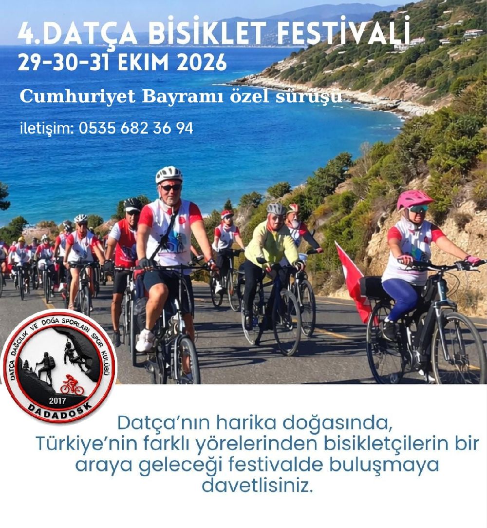 "Cumhuriyet Bayramı Özel Sürüşü" Temalı 4. Datça Bisiklet Festivali Hazırlıkları Sürüyor