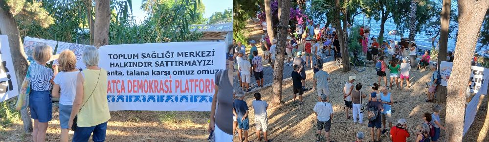 Datça, Özelleştirmelere Karşı Yürüyüşe Geçti
