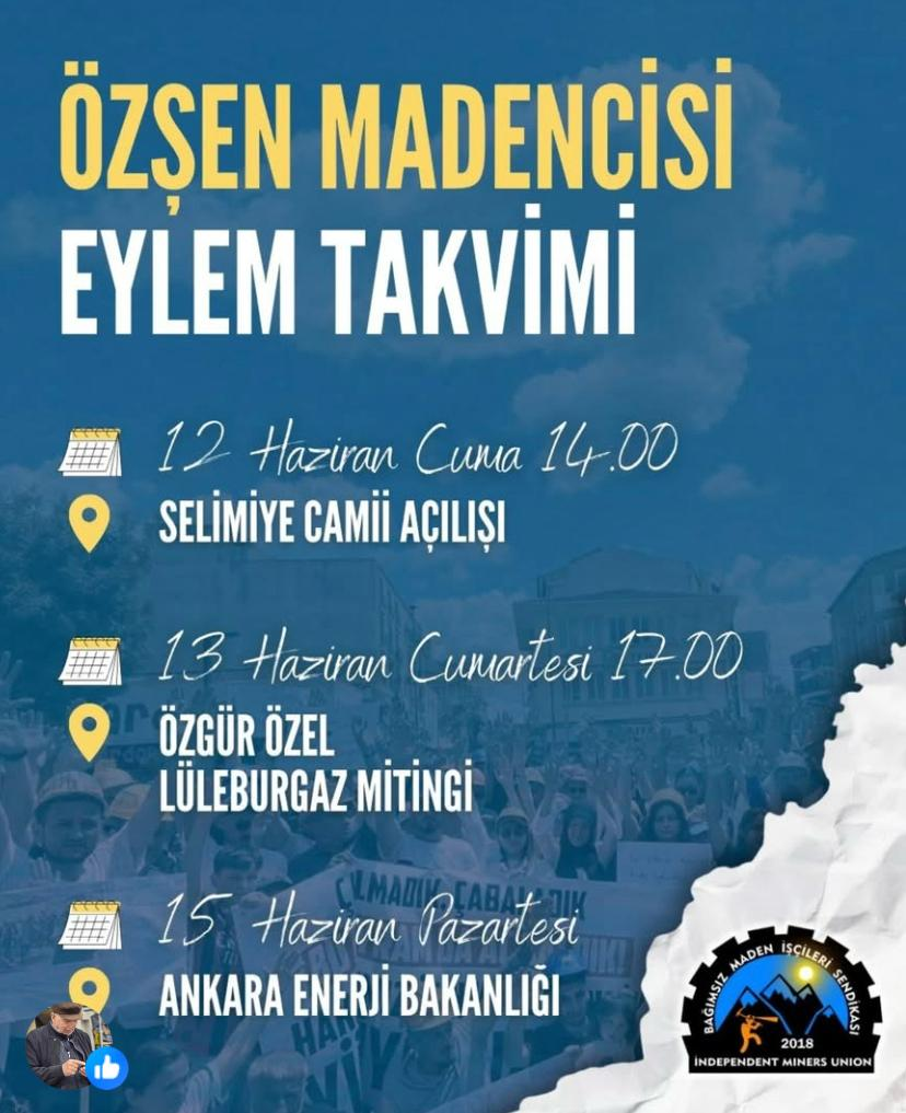 İşçi Eylemin İlk Durağı Erdoğan’ın Katılacağı Cami Açılışı