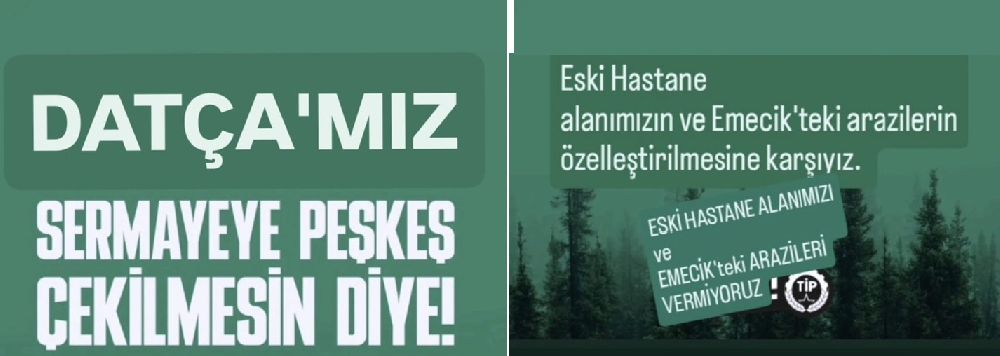 Özelleştirmelere Karşı Bir Ses de Datça TİP'ten