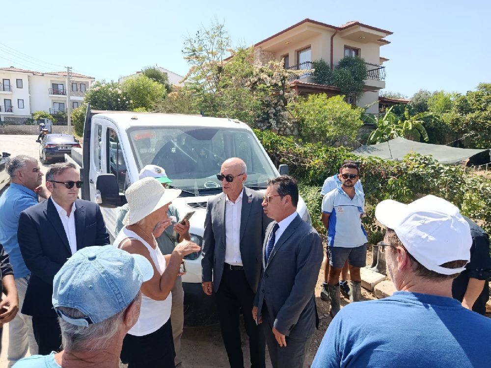 Ahmet Aras ve Aytaç Kurt çalışmaları yerinde inceledi