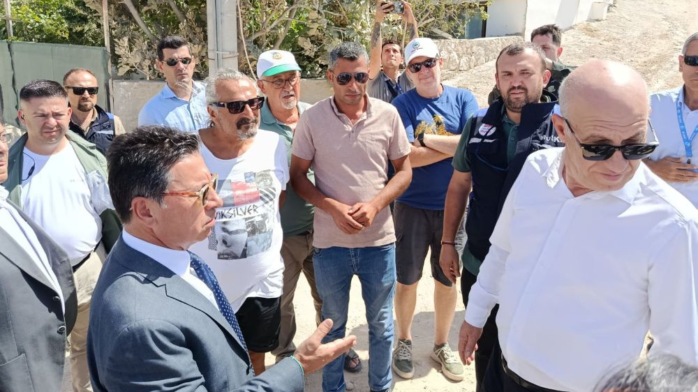 Ahmet Aras ve Aytaç Kurt çalışmaları yerinde inceledi