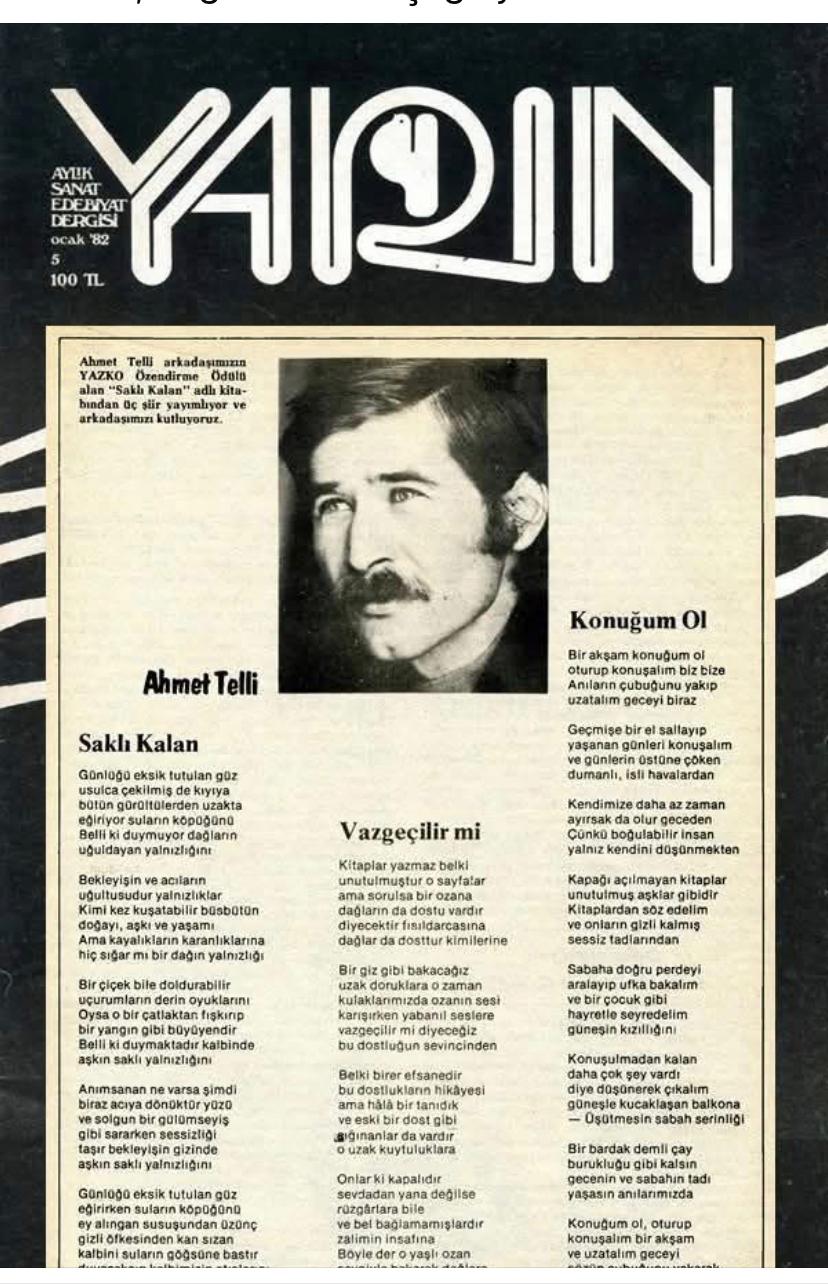 Ahmet Telli Kenti Terk Etti