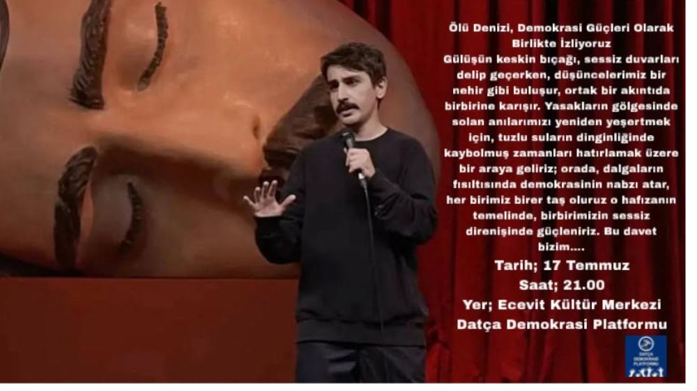 Datça’da Demokrasi Platformu  Ölü Denizi Birlikte İzleyecek
