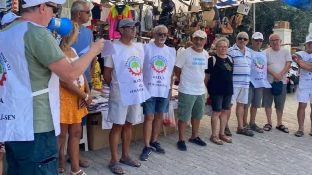 Datça'da Emeklilerden Enflasyon Tepkisi