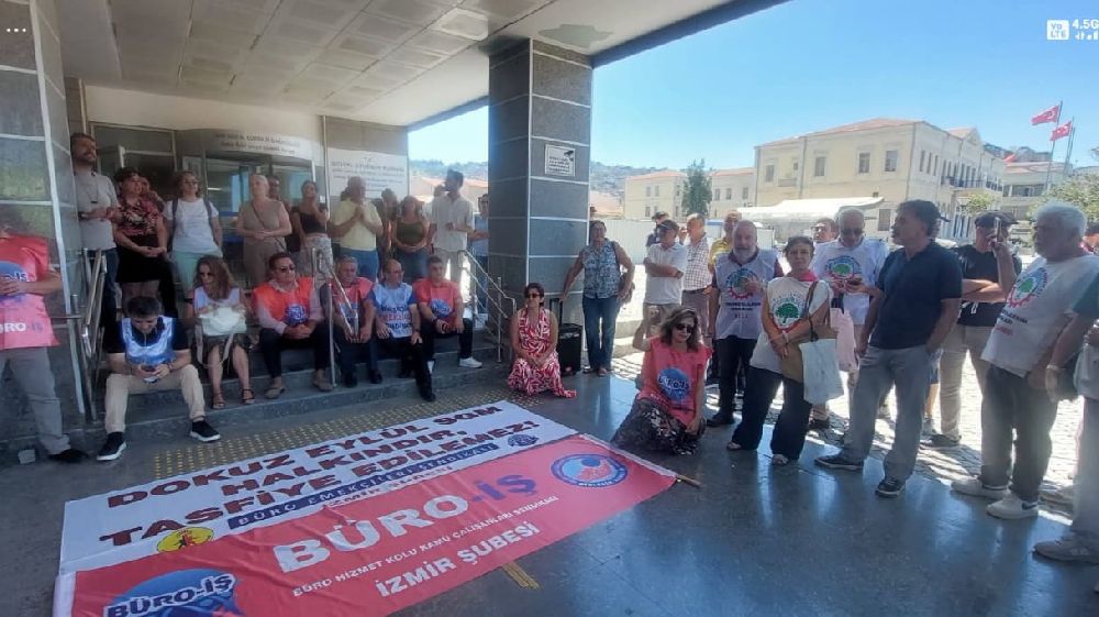SGK Emekçileri İş Bıraktı: "Dokuz Eylül SGK Halkındır, Tasfiye Edilemez"