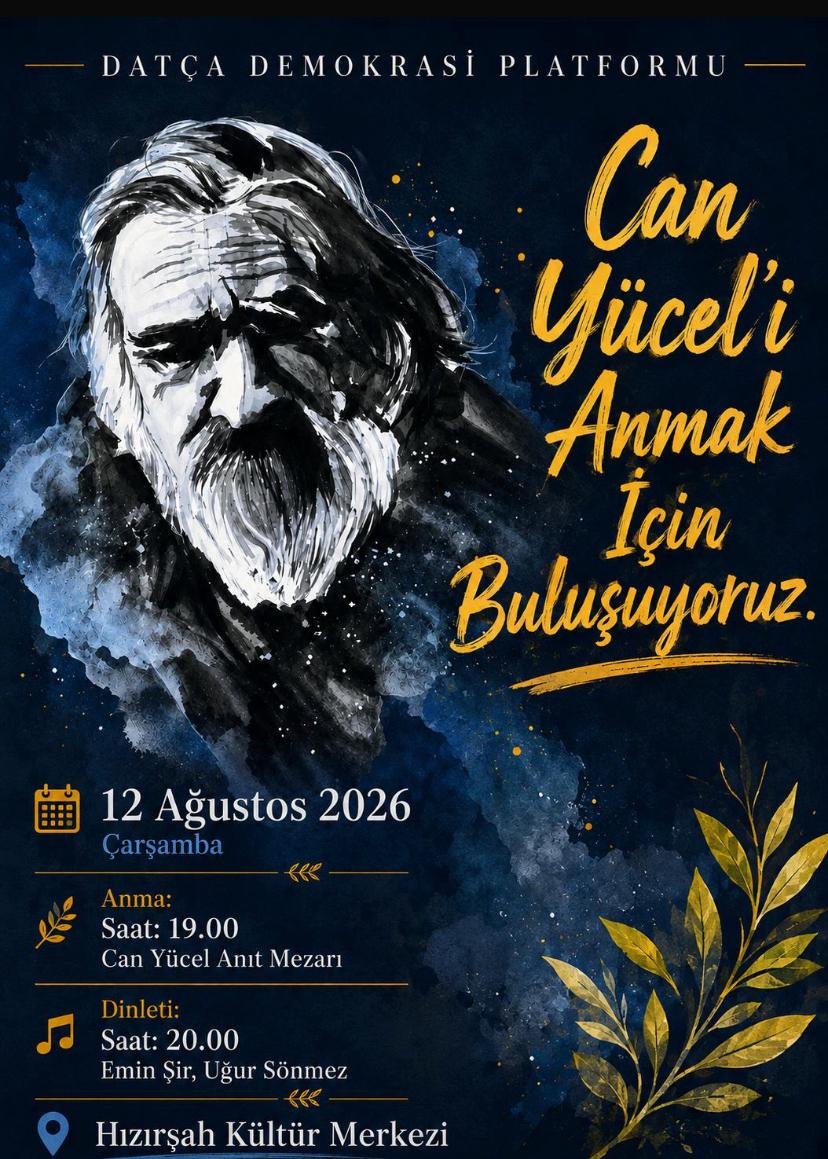 Datça, Can Yücel İçin Tek Yürek Olacak