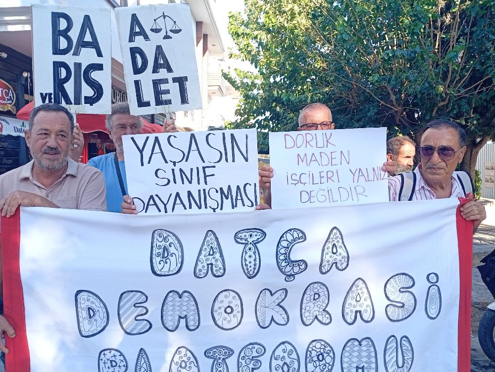 Datça Demokrasi Platformu’ndan Maden İşçilerine Destek