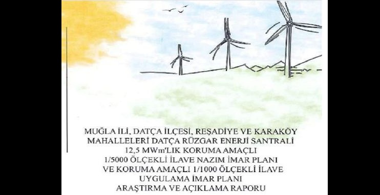Datçalılar SİT Alanındaki RES'lere İtiraz Ediyor