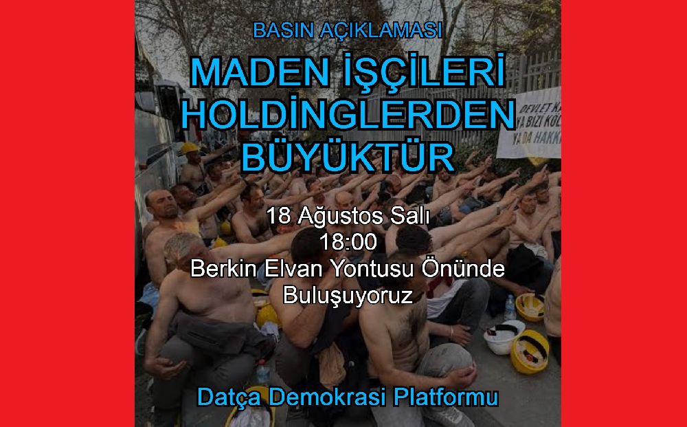 Madencilere Destek Büyüyor 