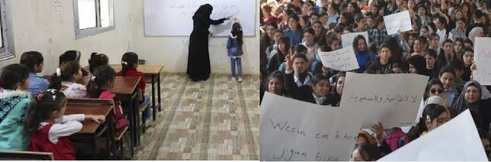 Kuzey- Doğu Suriye’de Yeni Eğitim Yılında Kürtçe  Boykotu