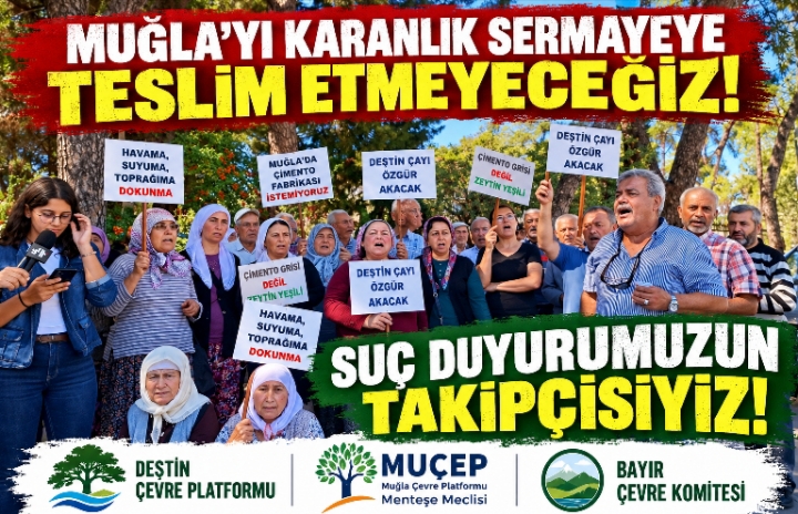 Muğla’da Doğa Talanına Karşı “Adalet Nöbeti” Sürüyor