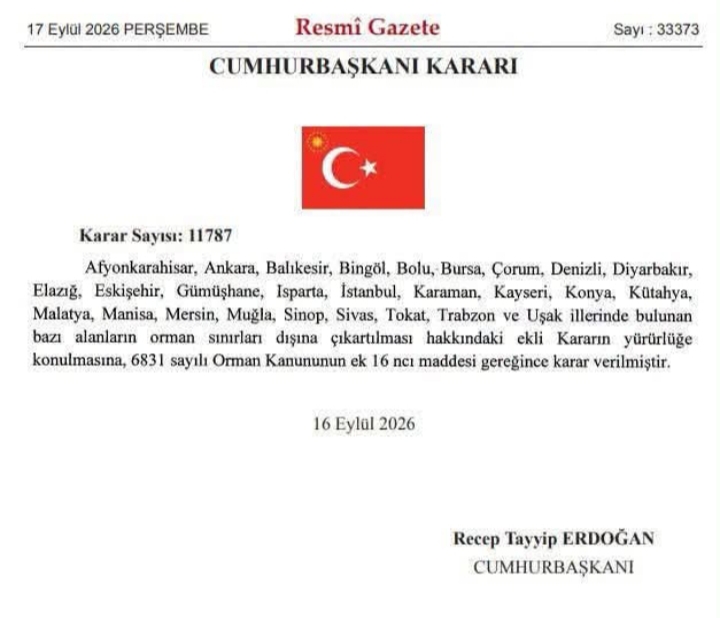 Muğla'da Orman Sınırları Değişti, Düzenlemede Datça Yer Almadı