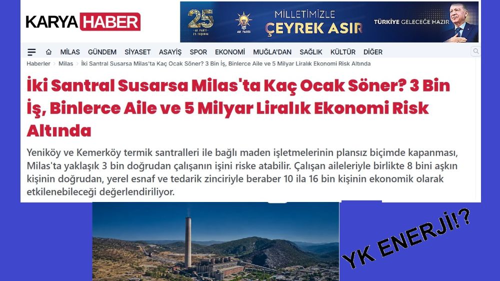 YK Enerji Yalan Söylüyor